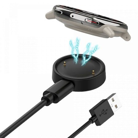 Laturi yhteensopiva Amazfit Bip 6/Active 2:n kanssa, korvaava latauskaapeli Amazfit Bip 6, Active 2 -älykellolle (1 m)