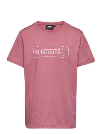Hmltomb T-Shirt S/S T-shirts Short-sleeved Vaaleanpunainen Hummel