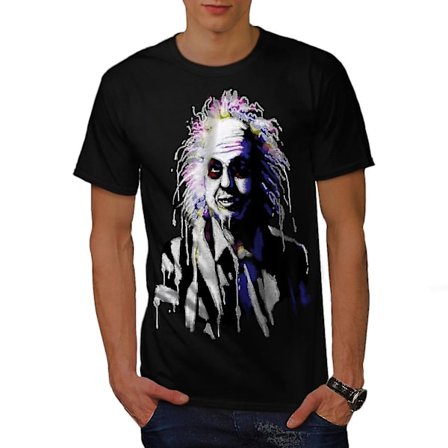 Man Head Go Crazy Men Blackt-shirt