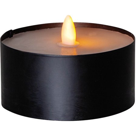 Star Trading - LED-lys 062-37-1 Torch Candle Svart