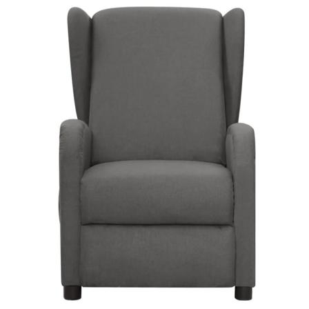 Vidaxl Massagefåtölj Ljusgrå Tyg Grå
