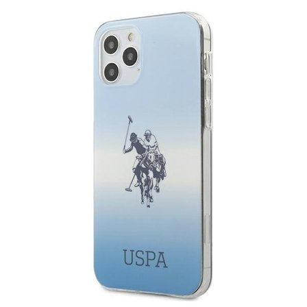 U.S. Polo Assn. Gradient Collection iPhone 12 & 12 Pro Skal Blå