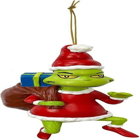 God Jul Grinch Ornament Julgranshängande Dekoration Figur Hänge -sz.11977