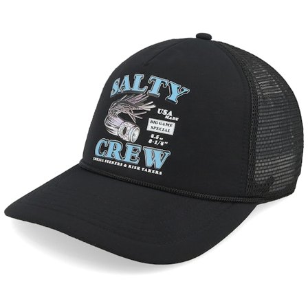 Salty Crew - Noir trucker Casquette - Good Times Foamie Black Trucker @ Hatstore