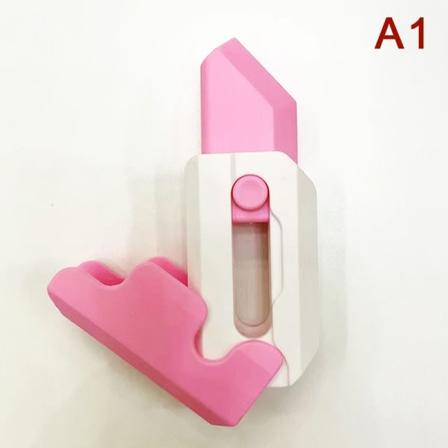 3D-utskrift Gravity Cub Jump Liten Rädisa Morot Mini Modell Decom Rosa en storlek Pink one size