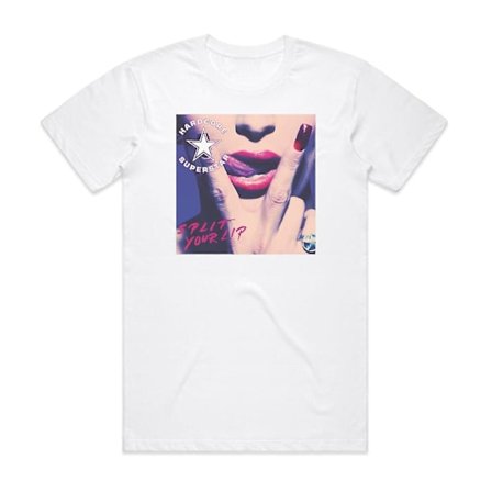 Hardcore Superstar Split Your Lip T-shirt Vit