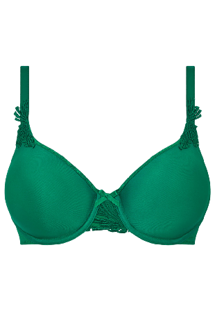 Chantelle Hedona Covering Molded Bra Bh Dam Grön G75