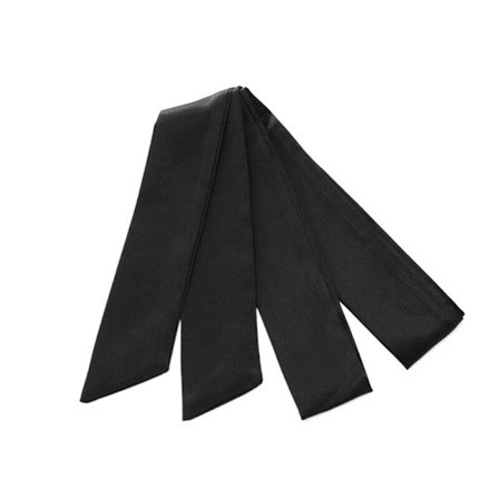 Damebelter Satin Sash SVART