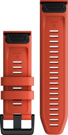 Garmin QuickFit 26 mm rannehihna, silikoni, punainen