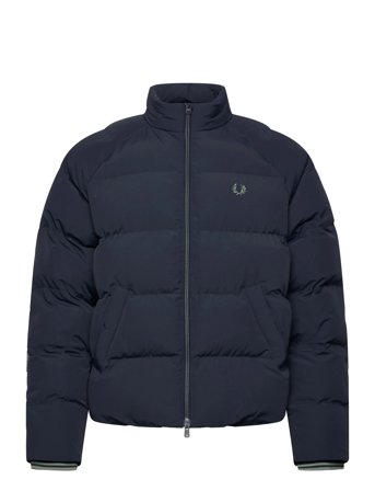 Raglan Sleeve Padded Jkt Navy Fred Perry