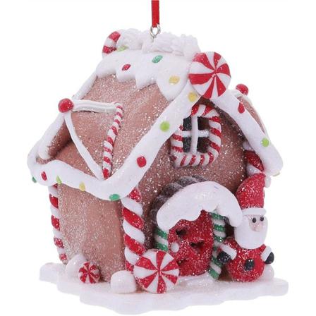 Xmas-tree House Utsmyckning Glitter Belysning Leksaker Liten Lysande