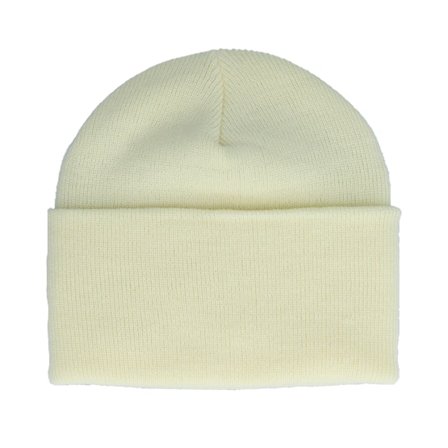 Yupoong - Gelb cuff Mütze - Heavyweight Powderyellow Beanie @ Hatstore