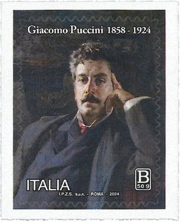 Italien - Giacomo Puccini - Postfrisk frimærke