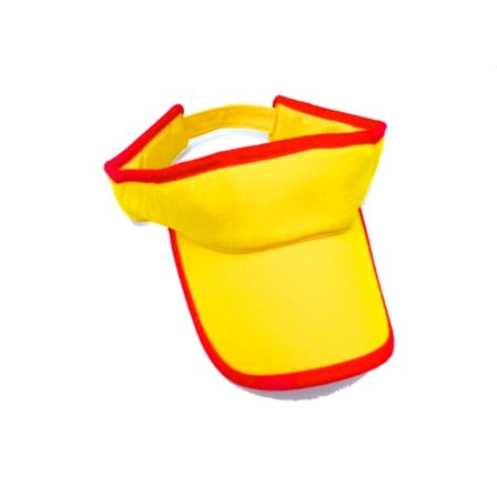 Skärmkeps gul / röd