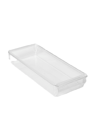 Åhléns Home Kylskåpsförvaring med lock låg 36x15 cm Köksförvaring Transparant ONESIZE