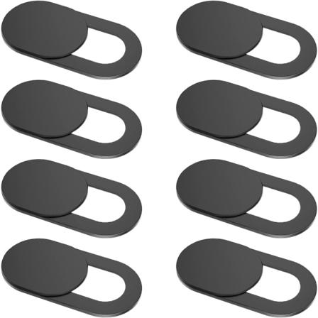 Webkameradeksel Slide[8-pakning], 0,023 tommer ultratynn metallnettkamera