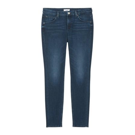 Marc O'Polo, Alva slim mid-rise jeans Blauw, Dames, Maat:W34 L34