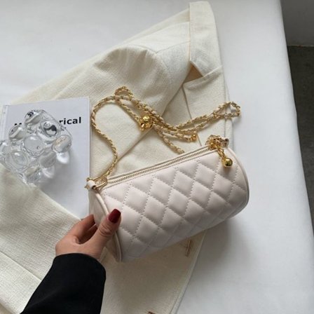 Crossbody Bag Enkel skulderveske HVIT