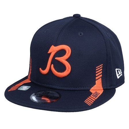 New Era - NFL Blå snapback Kasket - Chicago Bears NFL21 Side Line 9FIFTY Navy Snapback @ Hatstore