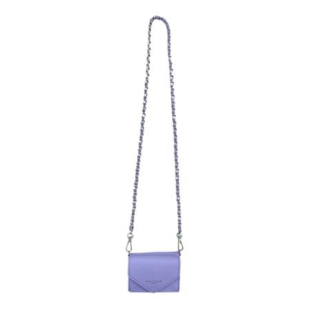 Gaëlle Paris, Mini portfolio with logo and pellet metal trace Paars, Dames, Maat:ONE Size