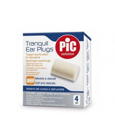 Pic Tranquil Tappi Auricolari Spugna 4 Pezzi
