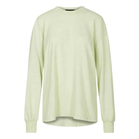 Han Kjøbenhavn Boxy Tee Long Sleeve , Groen , Dames , Maat: L T-shirts