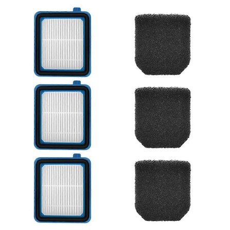 6-pak Filterkit til Q6 8 WQ61 WQ71 WQ81 Støvsugertilbehør Reservedele