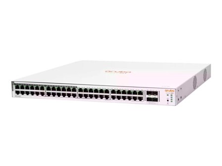 Hewlett Packard Enterprise HPE Networking Instant On 1830 48G 24p Class4 PoE 4SFP 370W Switch - switch - 48 porter - smart - rackmonterbar