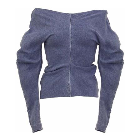 Alexander Wang Long Sleeve Tops Blå, Dame