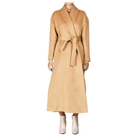 Dondup, Belted Coats Bruin, Dames, Maat:S,polyester