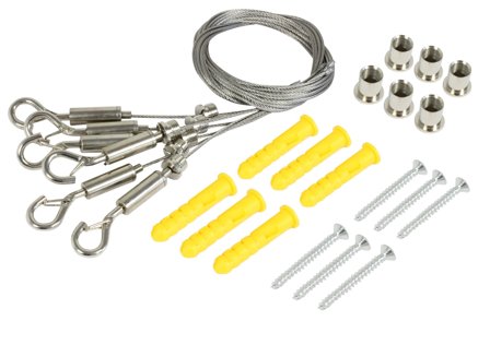 SYNERGY 21 LED light panel RGB-W zub Montage Kit 2 Seil