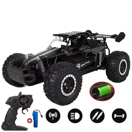 RC Bil 1:16 2,4Gh Modell Med LED Ljus 2WD Offroad Fjärrkontroll Kontroll