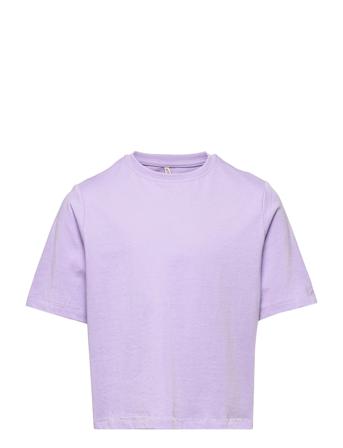 Kommay Reg S/S Top Jrs Purple Kids Only