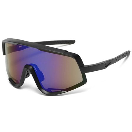 Urheilun aurinkolasit musta sininen sävyinen lasi