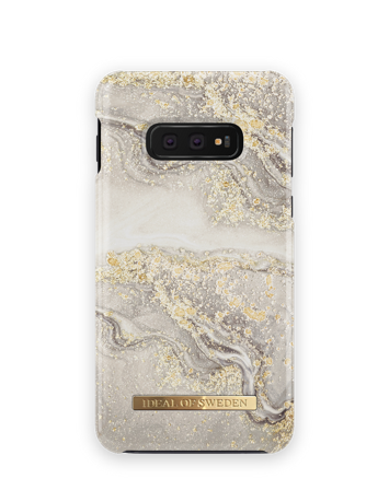 Female Hülle, Galaxy S10E Sparkle Greige Marble Handyhülle
