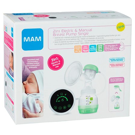 MAM Breast Pump Electric 2-in-1, Børn & Forældre, Amning & Flaske, Brystpumper