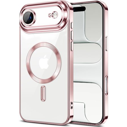 iPhone Air Cover – Metallic Cover med Magnetisk Kompatibilitet, Slankt Design - Rosa