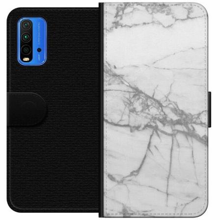 Xiaomi Redmi Note 9 4g Plånboksfodral Marmor