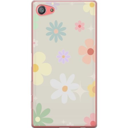 Mobilskal till Sony Xperia Z5 Compact med fejdande blommor