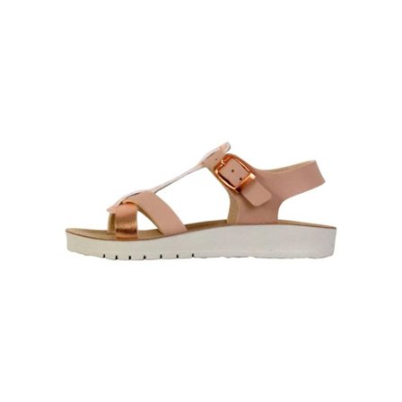 Sandaler Läder Geox Costarei - Ljusrosa/Roséguld