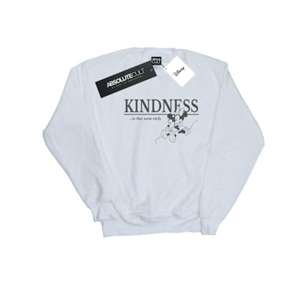 Disney Boys Minnie Mouse Kindness Is Rich Sweatshirt 12-13 År