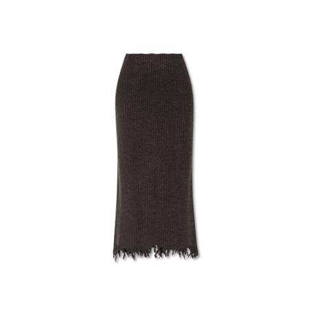 Balenciaga Nederdel with raw trim Grå, Dame