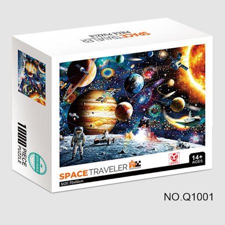 1000 brikker Ydre Rum Astronaut Puslespil Børn Tidlig Pædagogisk Legetøj GaveLL500-7