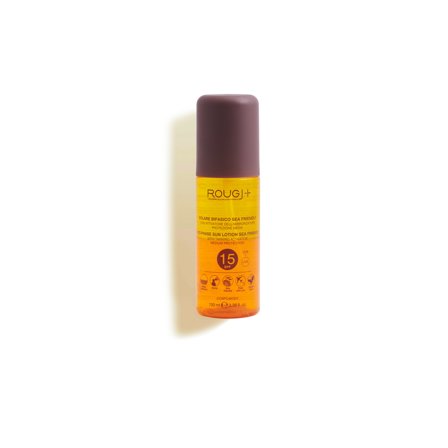 ROUGJ Suntech Solare Bifasico SPF15 con attivatore di melanina 100ml - Spray solare corpo media prot.