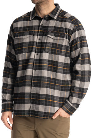 Klim Owen Heavyweight Flannel Shirt Monument/Black XL