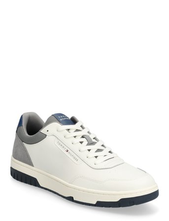 Tommy Hilfiger Th Basket Core Lite Lth/Suede - White - 45