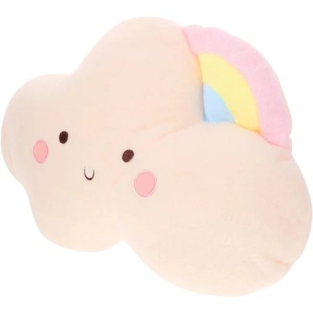 1 stk. skyformet pute leketøy for jenter barn leker plysj sky jul plysj leketøy plysj pute hjem dekorasjon puter for sofa Carinify leketøy ply...