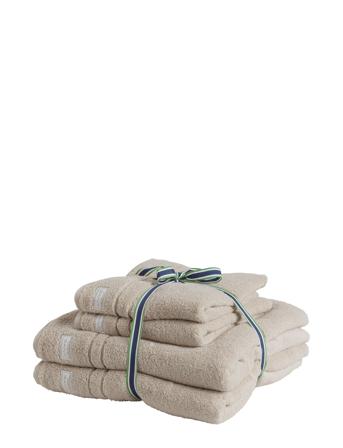 Premium 4P 50X70 70X140 Home Textiles Bathroom Textiles Towels & Bath Towels Beige GANT