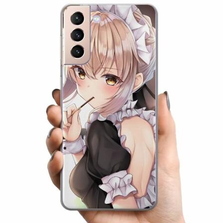 Samsung Galaxy S21 Tpu Mobilskal Anime Girl Cute
