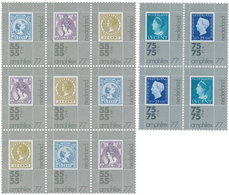 Holland 1976 - NVPH 1098-1100b en 1101-1102b - Postfrisk